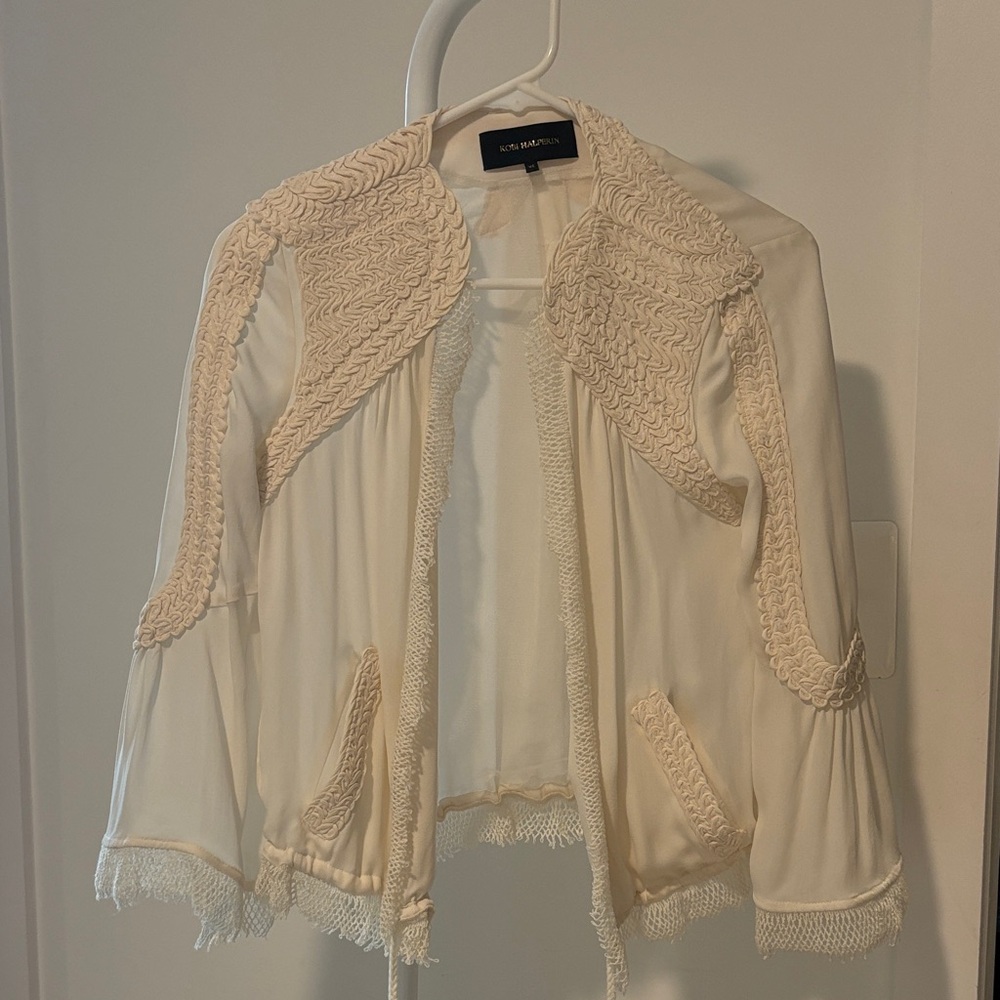 KOBI HALPERIN Elegant Cream Jacket